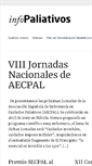 Mobile Screenshot of infocuidadospaliativos.com