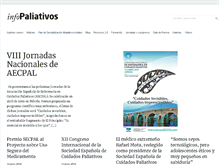 Tablet Screenshot of infocuidadospaliativos.com